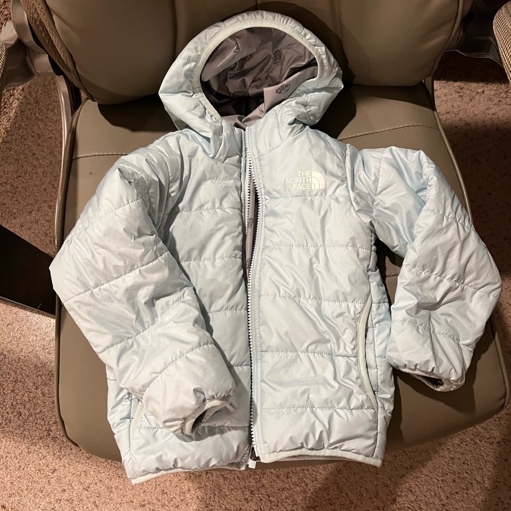 North Face Reversible Toddler Puffy Coat 4T